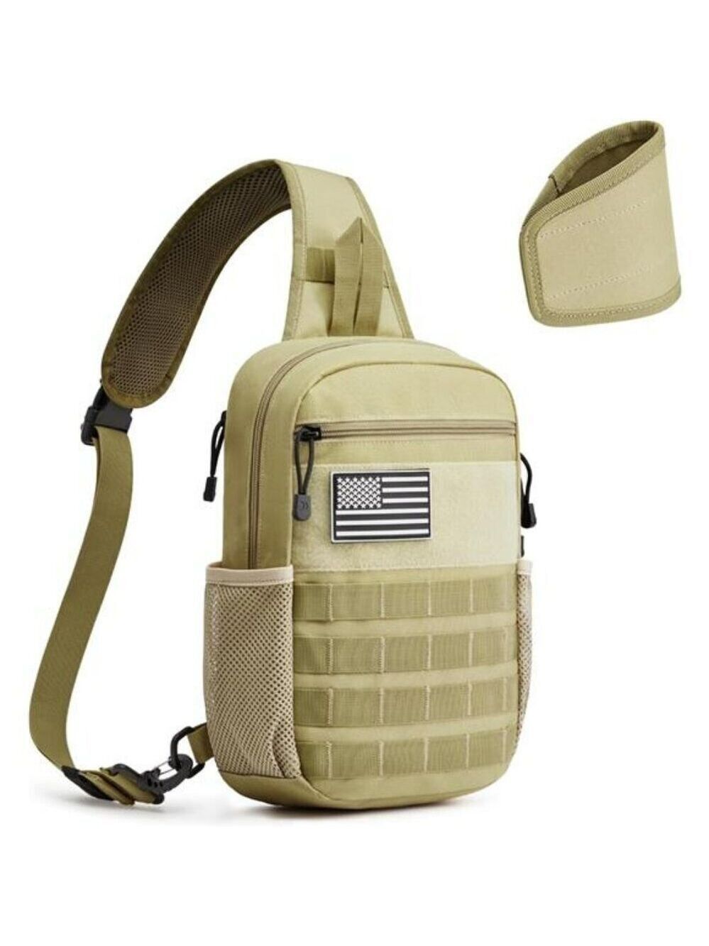 Tactical Sling Backpack Small Shoulder Bag for Hiking Travel Outdoor Sports